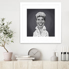 Doris Day by Rob Snow on GIANT ART - gray digital painting