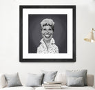 Doris Day by Rob Snow on GIANT ART - gray digital painting