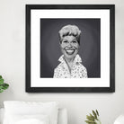 Doris Day by Rob Snow on GIANT ART - gray digital painting