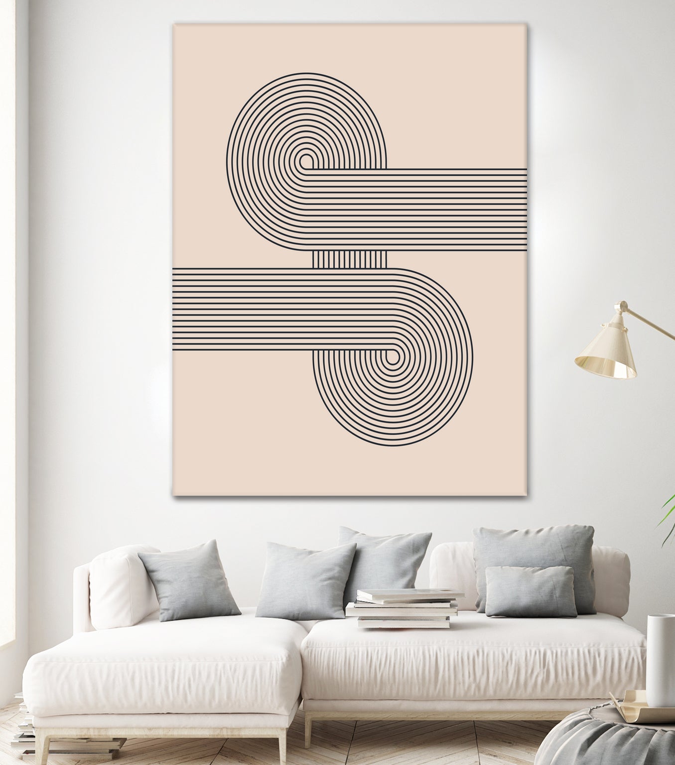 Mid century Modern Geometric by Akshay Mahatme on GIANT ART - black digital drawing