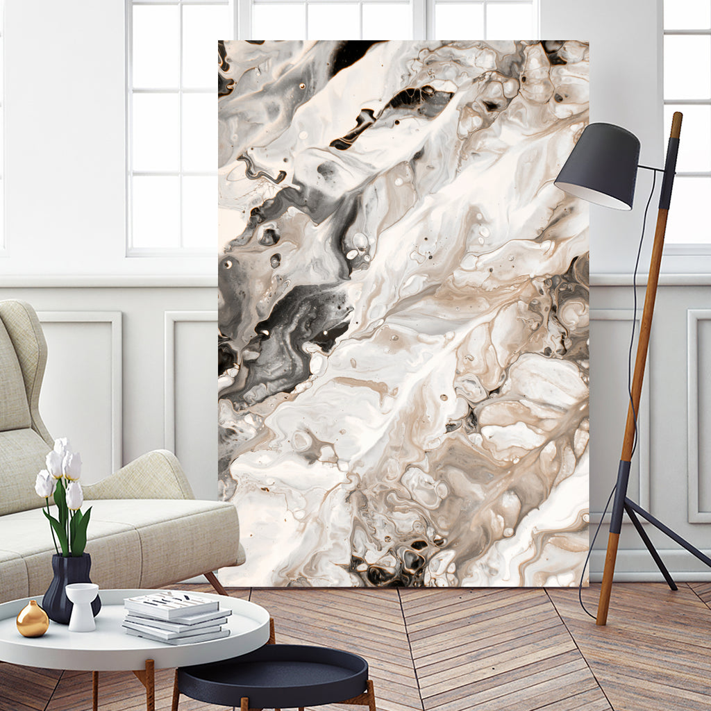 Abstract Marble Glam #4 #painting #wall #decor #art by Anita & Bella Jantz on GIANT ART - brown digital painting