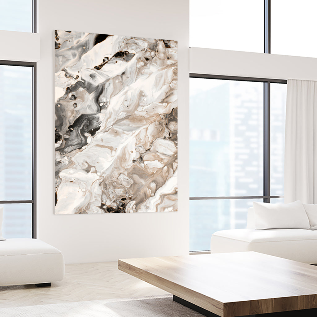 Abstract Marble Glam #4 #painting #wall #decor #art by Anita & Bella Jantz on GIANT ART - brown digital painting