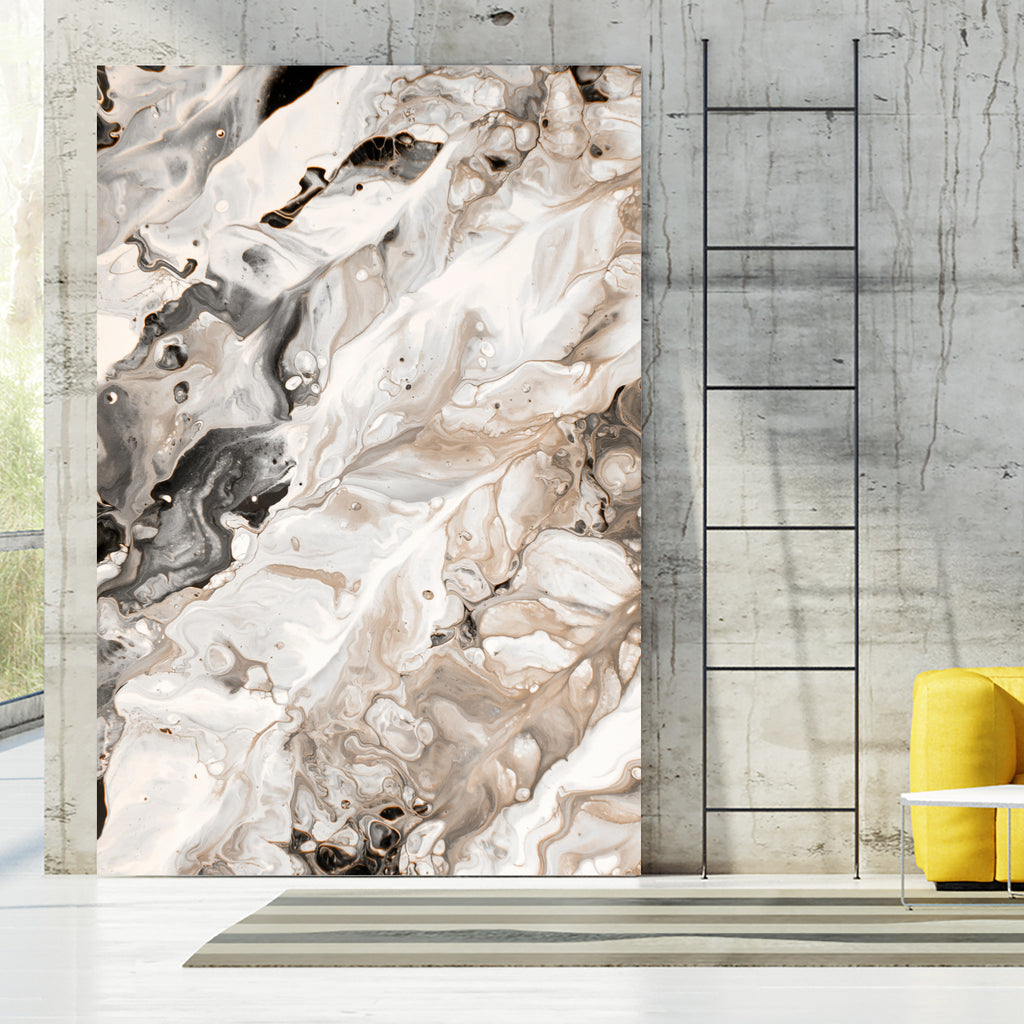 Abstract Marble Glam #4 #painting #wall #decor #art by Anita & Bella Jantz on GIANT ART - brown digital painting