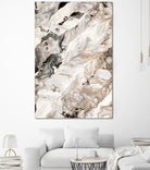 Abstract Marble Glam #4 #painting #wall #decor #art by Anita & Bella Jantz on GIANT ART - brown digital painting