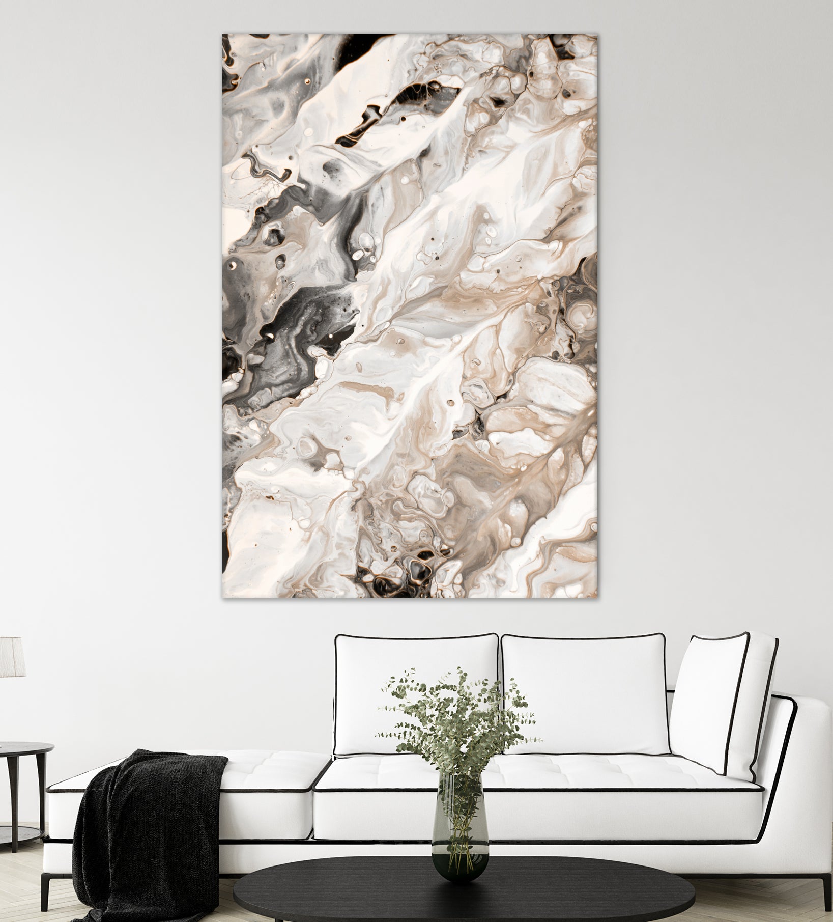 Abstract Marble Glam #4 #painting #wall #decor #art by Anita & Bella Jantz on GIANT ART - brown digital painting