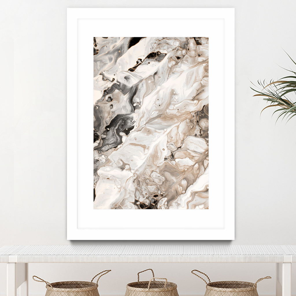 Abstract Marble Glam #4 #painting #wall #decor #art by Anita & Bella Jantz on GIANT ART - brown digital painting