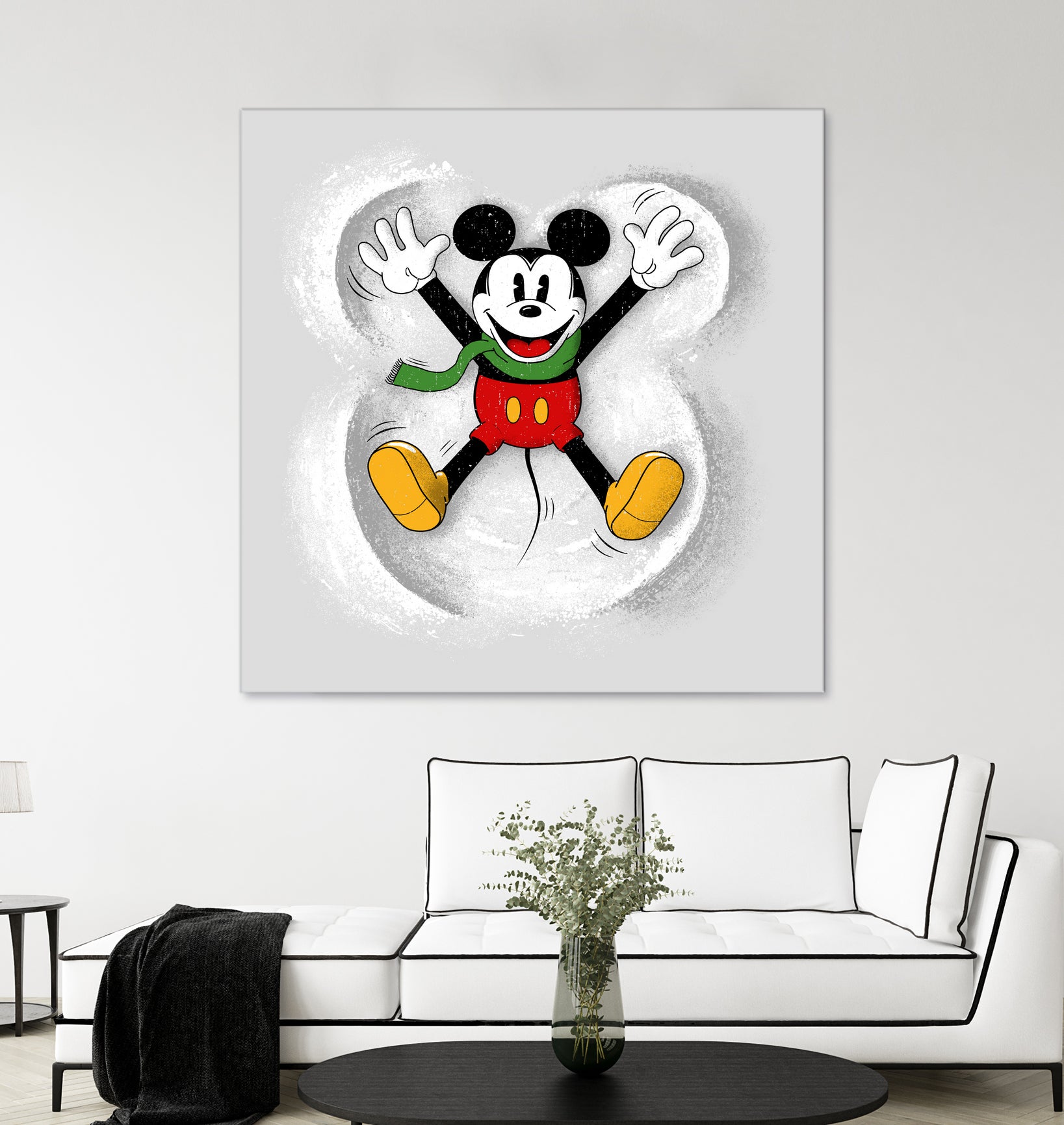 Snow Mickey by Florent Bodart on GIANT ART - digital painting