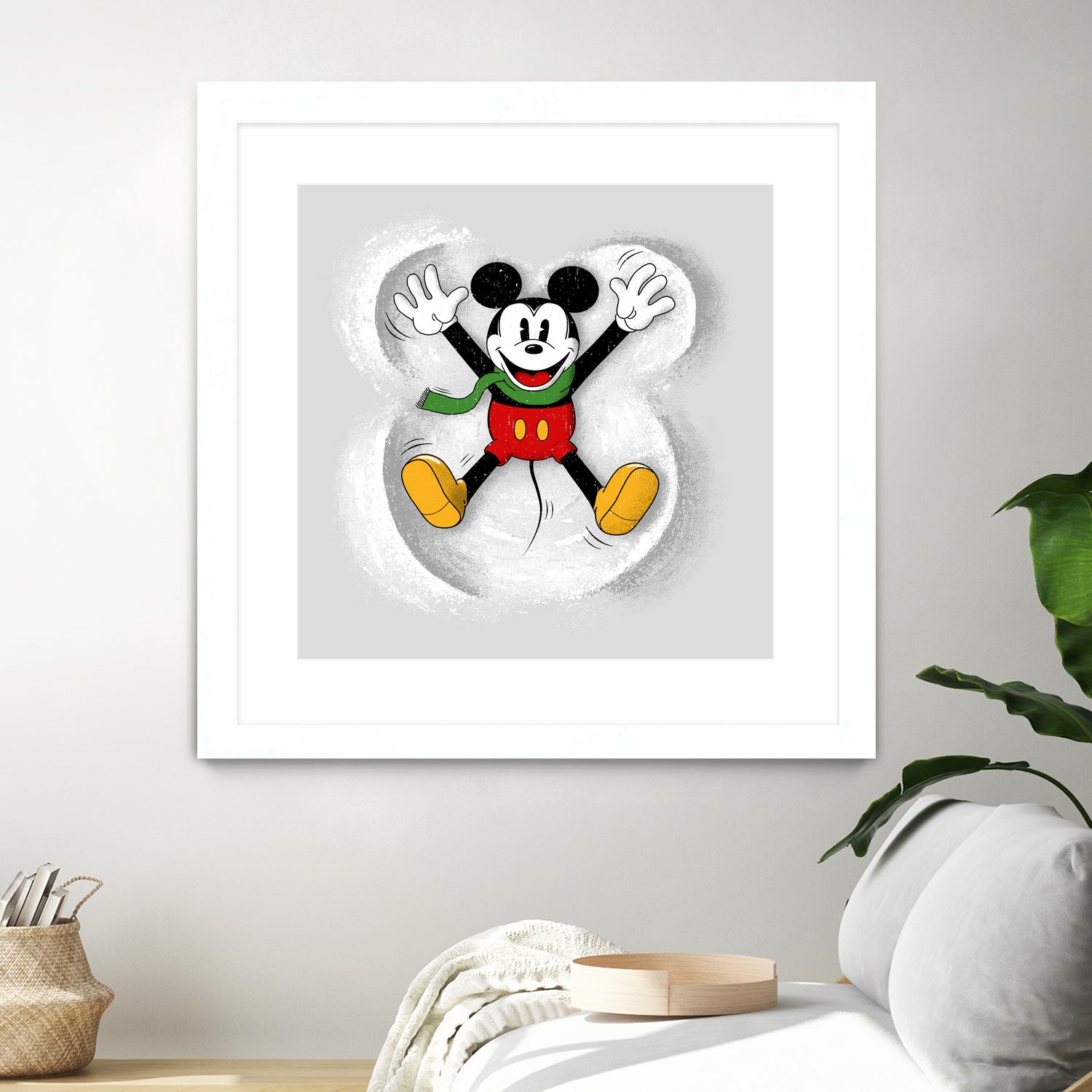 Snow Mickey by Florent Bodart on GIANT ART - digital painting