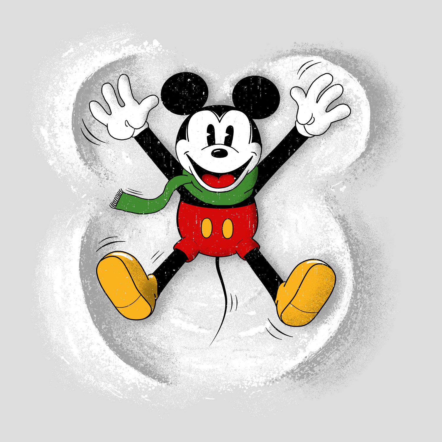 Snow Mickey by Florent Bodart on GIANT ART - digital painting