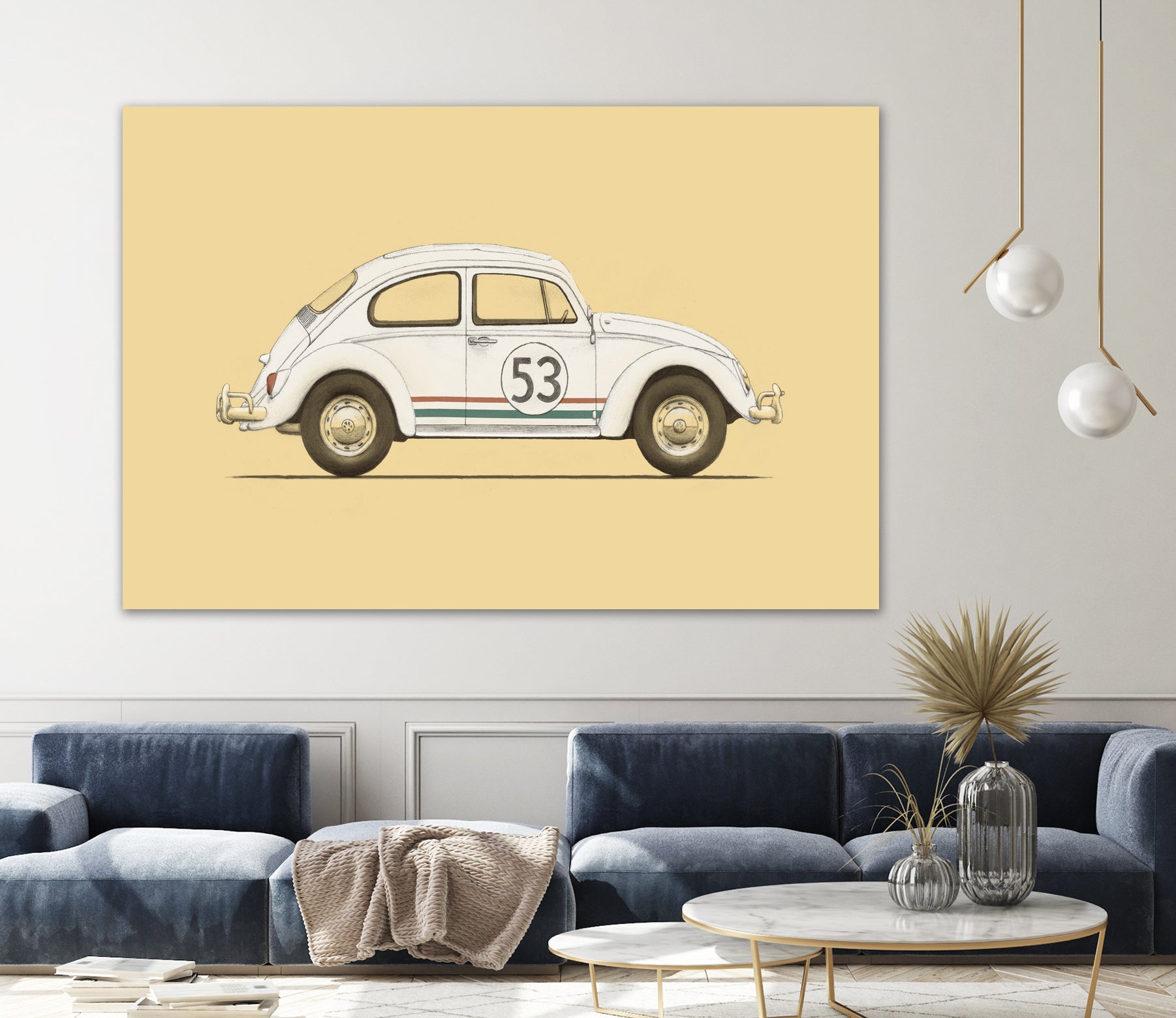 Famous Car #4 - VW Beetle by Florent Bodart on GIANT ART - digital drawing