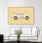 Famous Car #4 - VW Beetle by Florent Bodart on GIANT ART - digital drawing