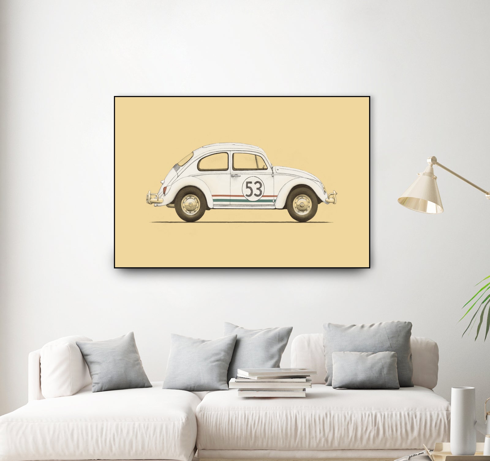 Famous Car #4 - VW Beetle by Florent Bodart on GIANT ART - digital drawing