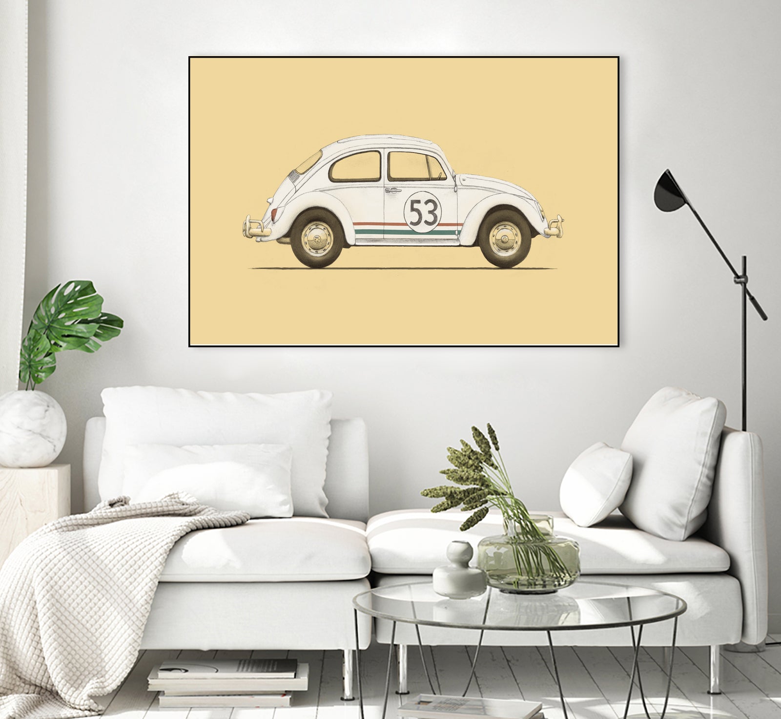 Famous Car #4 - VW Beetle by Florent Bodart on GIANT ART - digital drawing