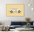 Famous Car #4 - VW Beetle by Florent Bodart on GIANT ART - digital drawing