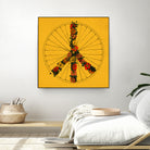 Peace & Bike (Colors) by Florent Bodart on GIANT ART - digital drawing