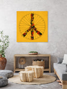 Peace & Bike (Colors) by Florent Bodart on GIANT ART - digital drawing