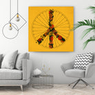 Peace & Bike (Colors) by Florent Bodart on GIANT ART - digital drawing