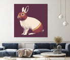 Lapin Catcheur (Rabbit Wrestler) by Florent Bodart on GIANT ART - digital drawing