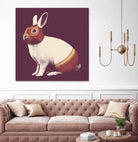 Lapin Catcheur (Rabbit Wrestler) by Florent Bodart on GIANT ART - digital drawing