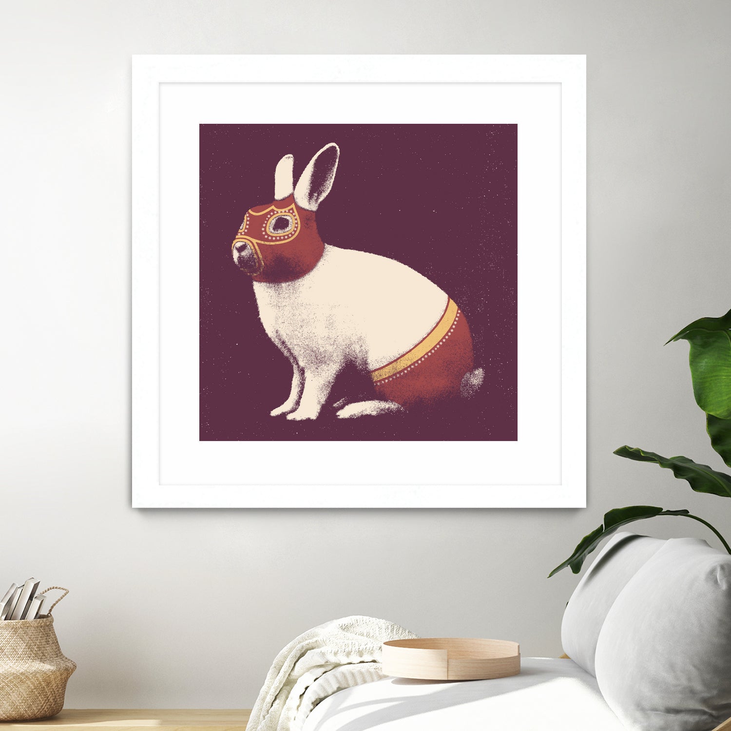 Lapin Catcheur (Rabbit Wrestler) by Florent Bodart on GIANT ART - digital drawing