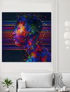 Abstract Jordan by Alessandro Pautasso on GIANT ART - fuchsia digital painting