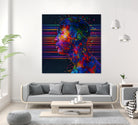 Abstract Jordan by Alessandro Pautasso on GIANT ART - fuchsia digital painting