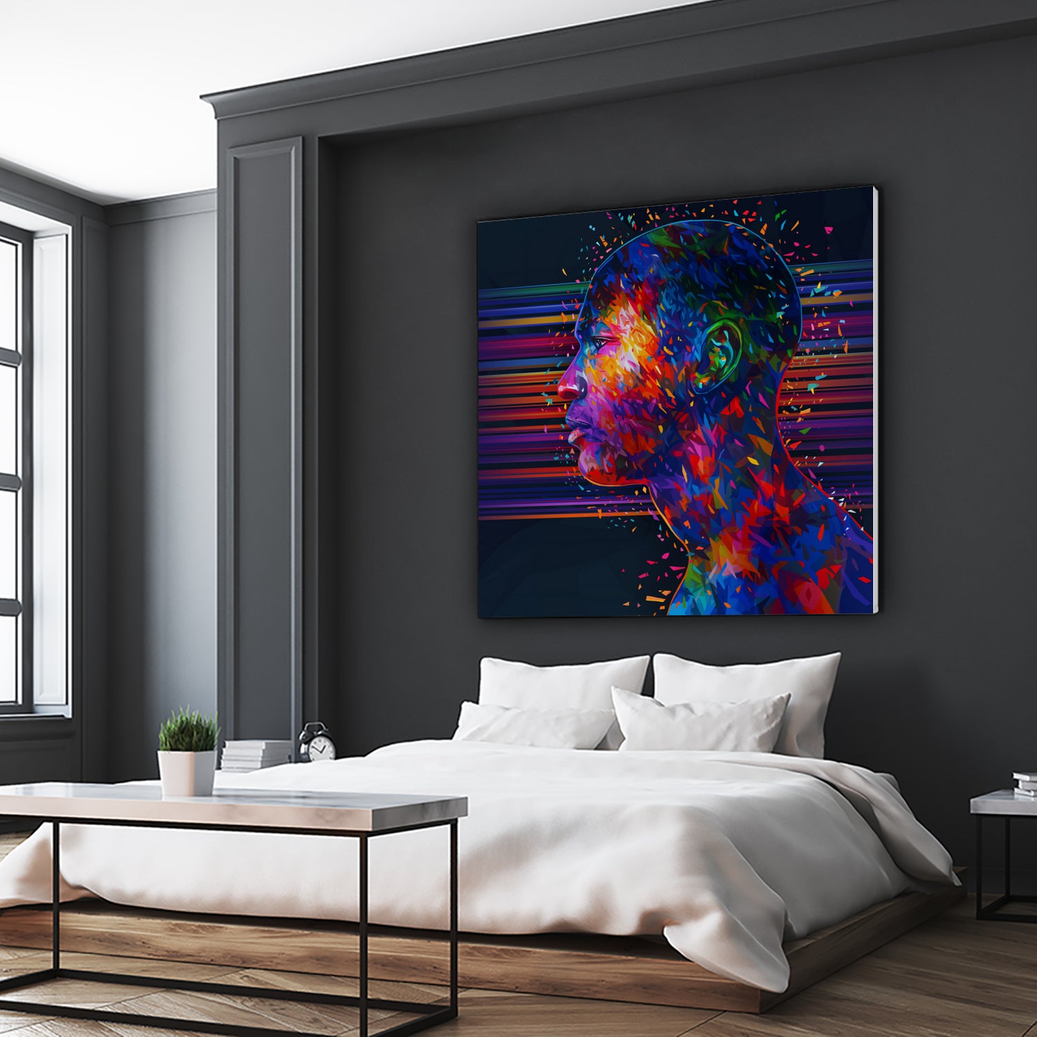 Abstract Jordan by Alessandro Pautasso on GIANT ART - fuchsia digital painting