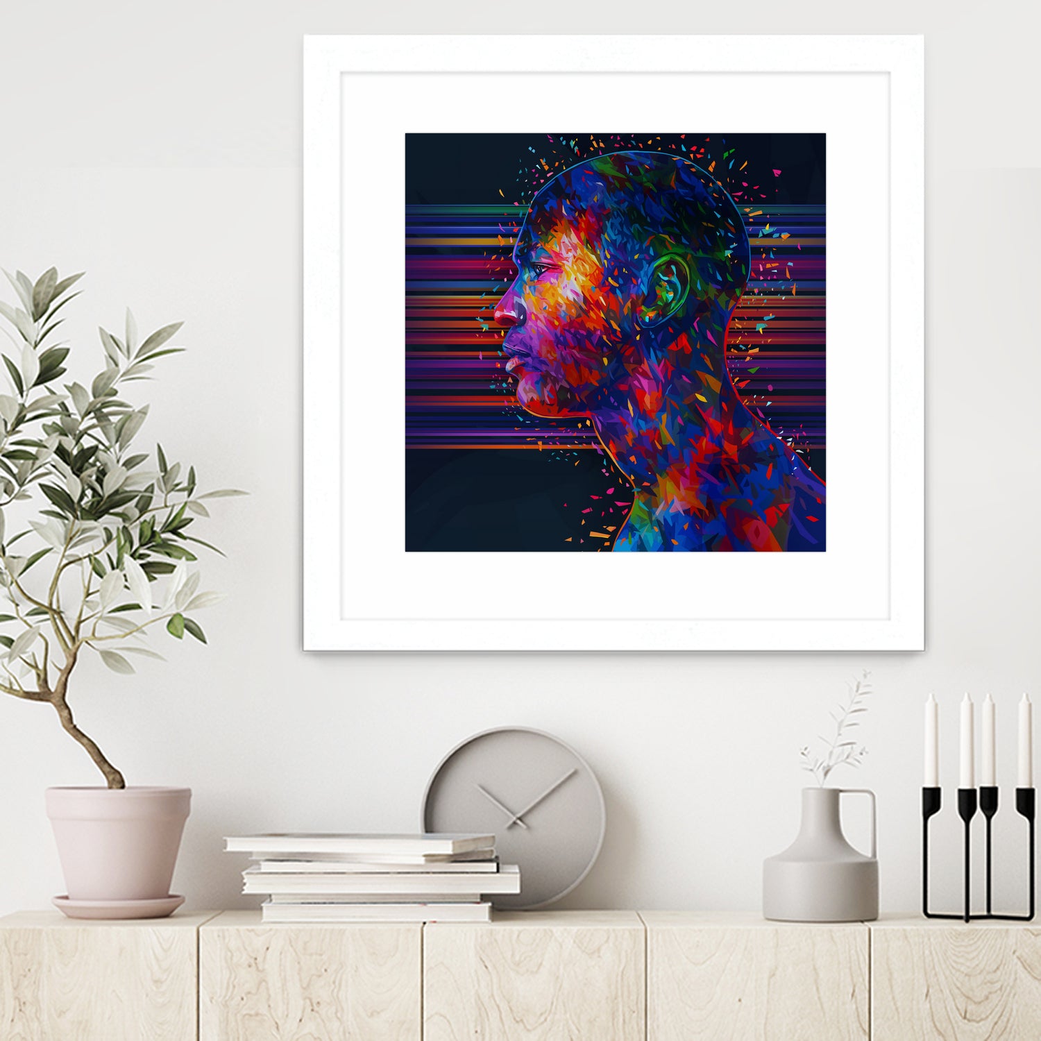 Abstract Jordan by Alessandro Pautasso on GIANT ART - fuchsia digital painting