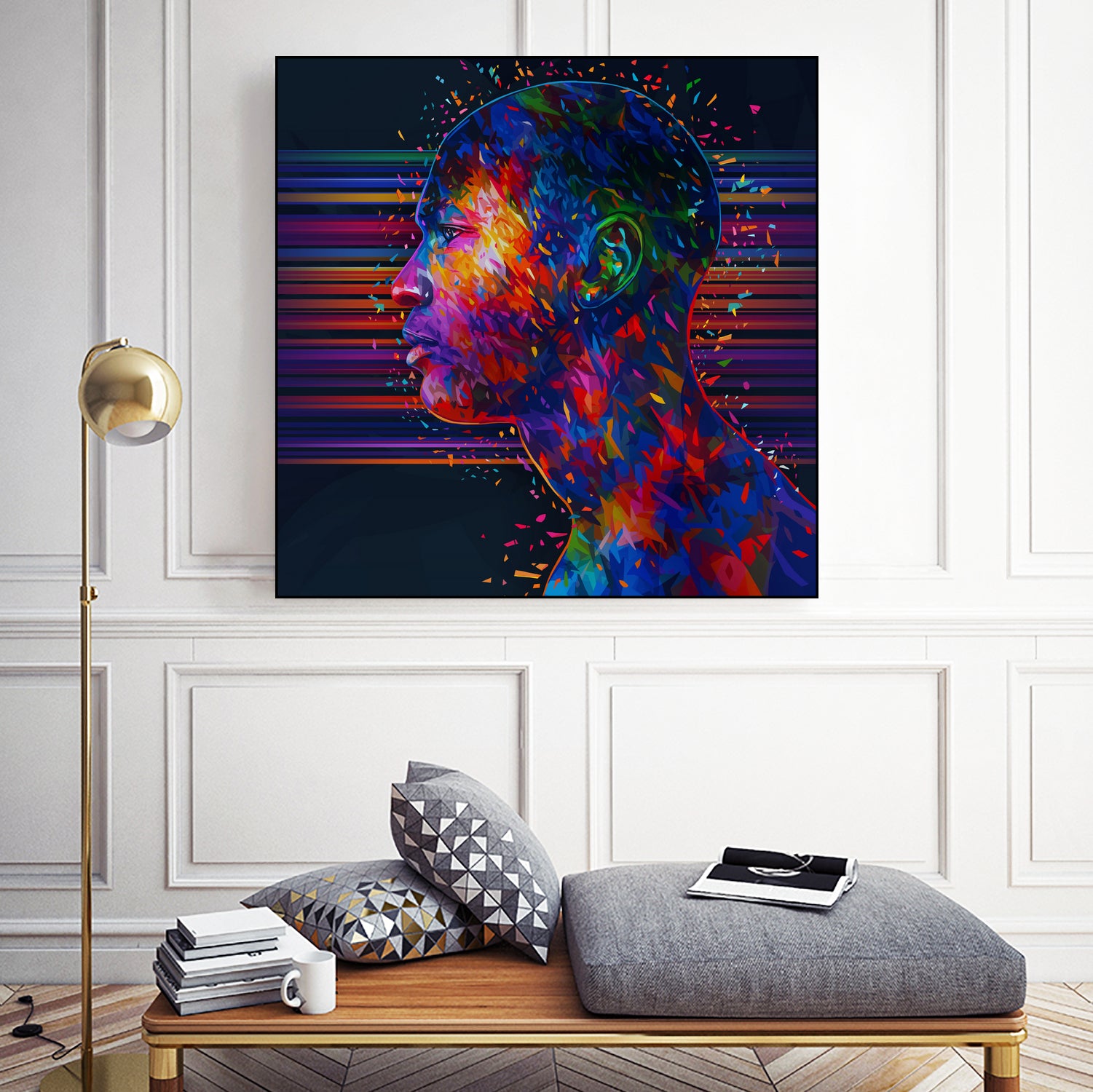 Abstract Jordan by Alessandro Pautasso on GIANT ART - fuchsia digital painting