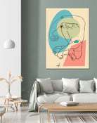 Solitaire - New age by Andrea Snuggs on GIANT ART - yellow character design