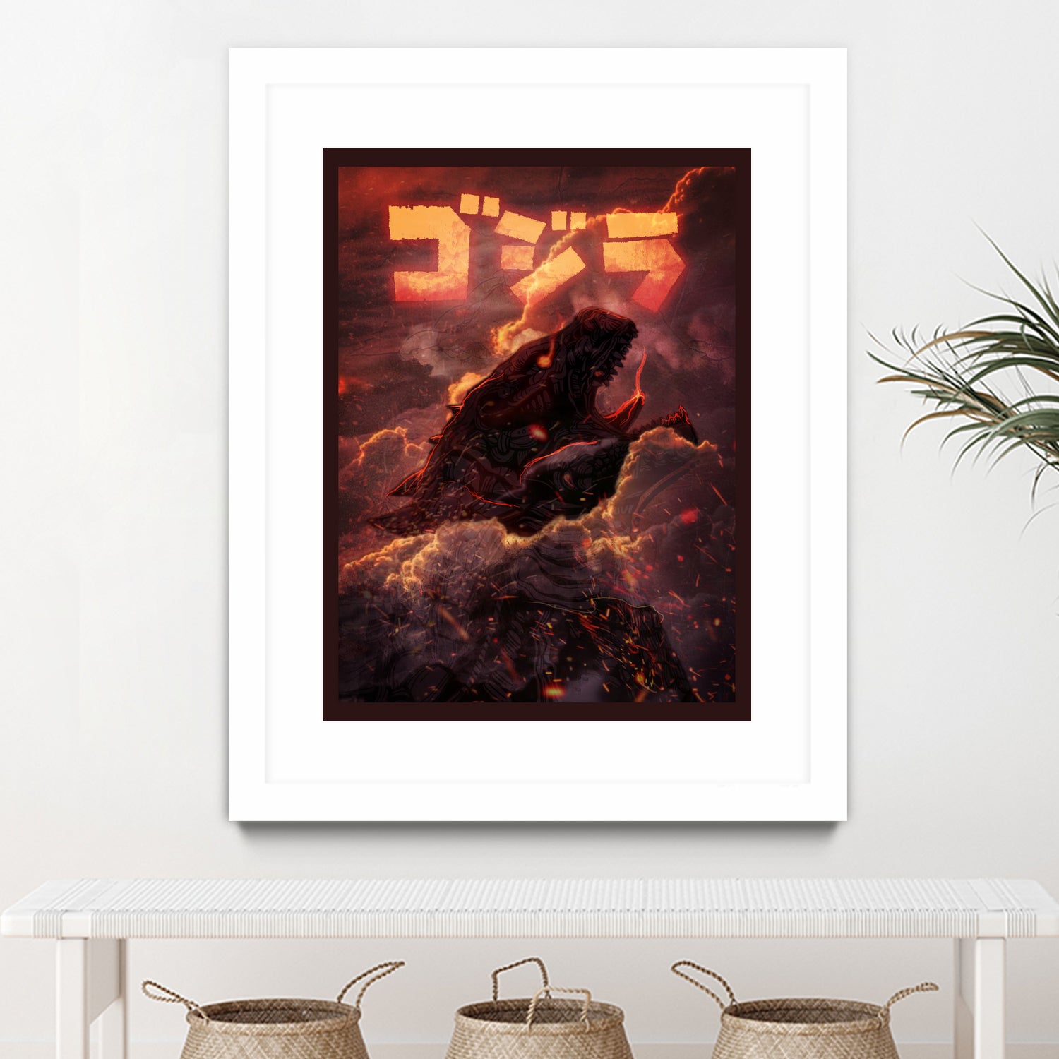 GODZILLA by Ibal Hirata on GIANT ART - black digital painting