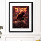 GODZILLA by Ibal Hirata on GIANT ART - black digital painting