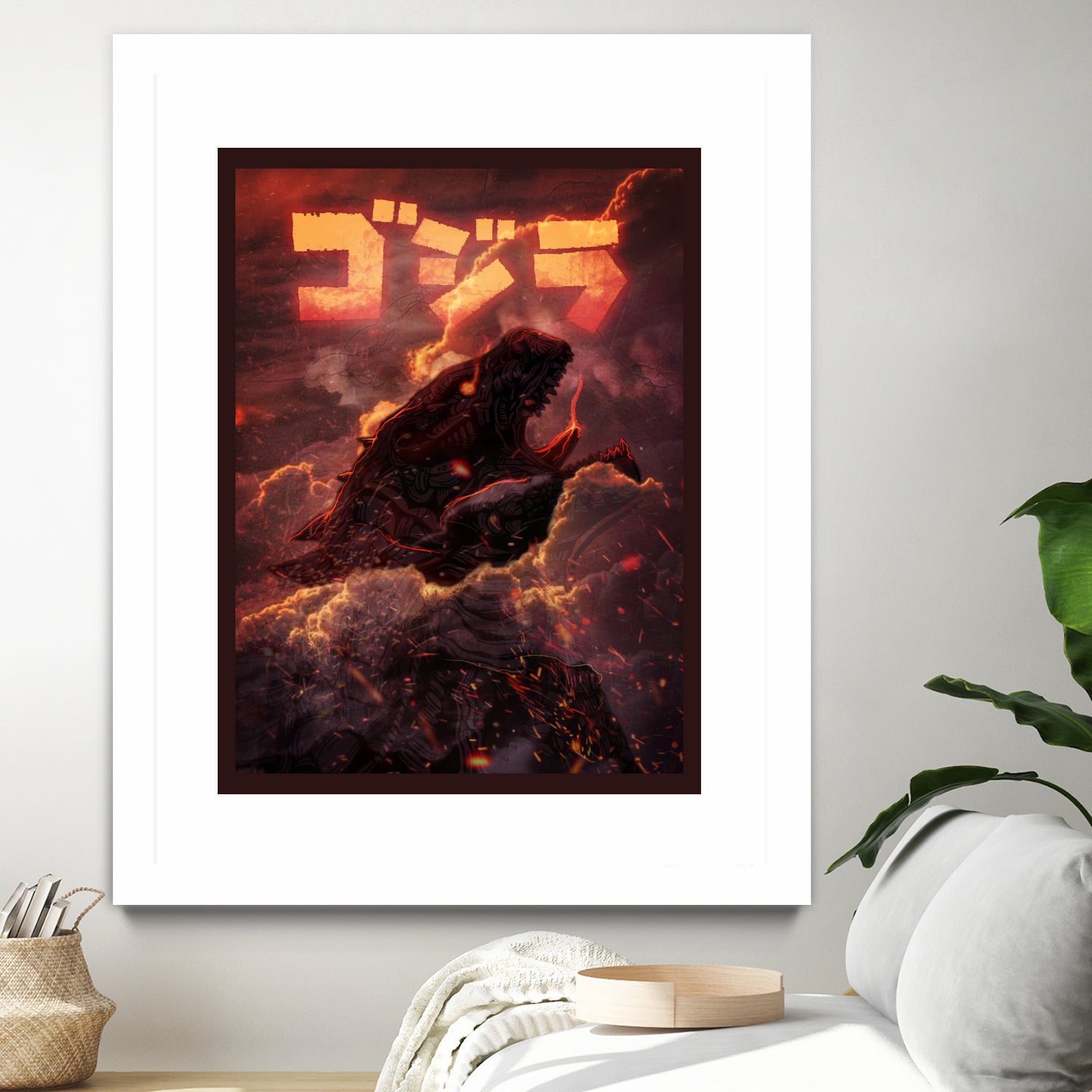 GODZILLA by Ibal Hirata on GIANT ART - black digital painting