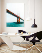 bridge and bay view at Golden Gate Bridge, San Francisco by sutee monchitnukul on GIANT ART - red photo manipulation