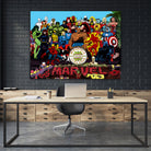 Sgt Marvels Superhero Club Band by Dan Avenell on GIANT ART - black digital painting