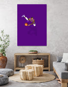 Frequent Fliers / LeBron by Jason Ratliff on GIANT ART - fuchsia digital painting