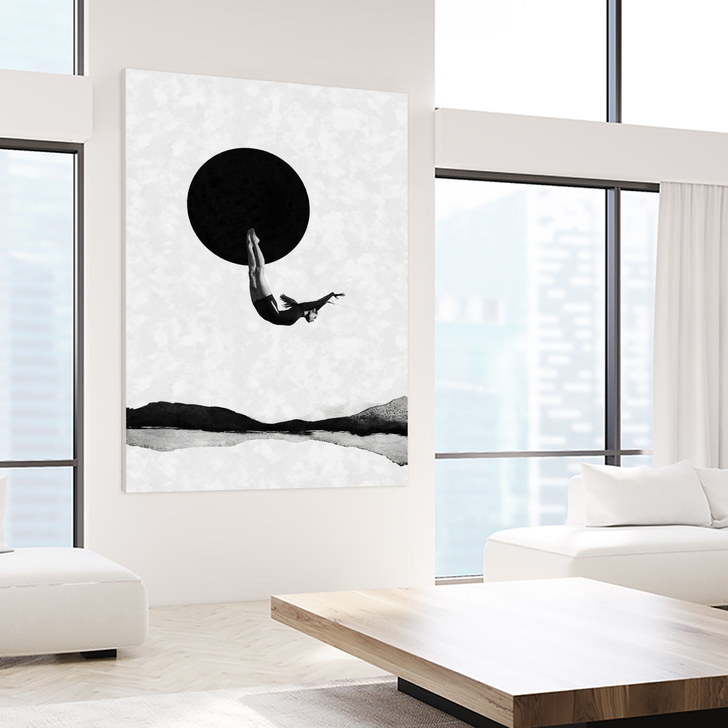 Taking the leap by Menelaos Trompoukis on GIANT ART - gray digital drawing