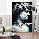 Abstract fractions of David by Menelaos Trompoukis on GIANT ART - black digital painting