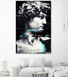 Abstract fractions of David by Menelaos Trompoukis on GIANT ART - black digital painting