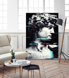 Abstract fractions of David by Menelaos Trompoukis on GIANT ART - black digital painting