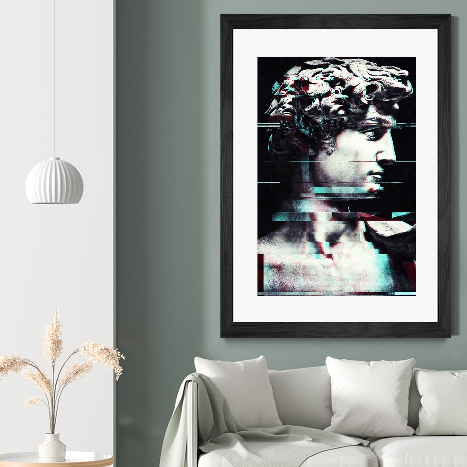 Abstract fractions of David by Menelaos Trompoukis on GIANT ART - black digital painting