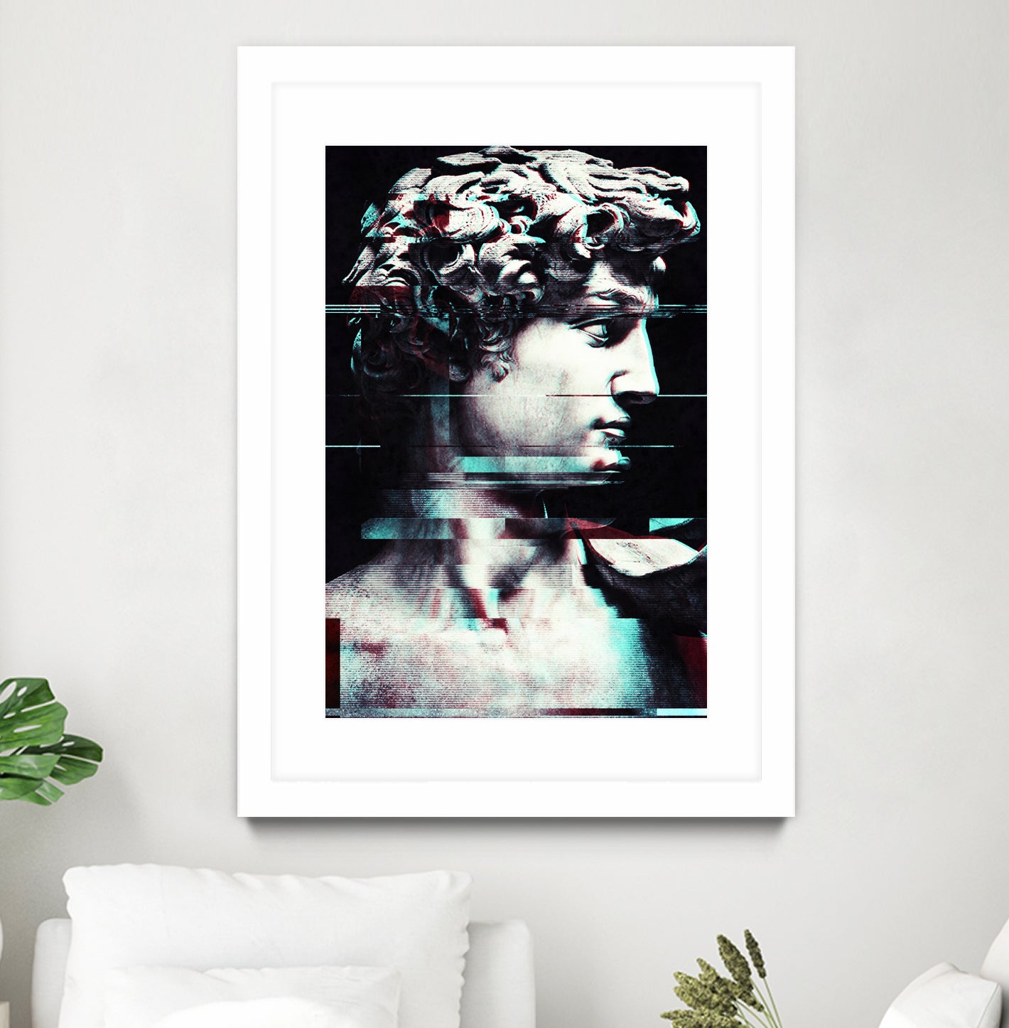 Abstract fractions of David by Menelaos Trompoukis on GIANT ART - black digital painting