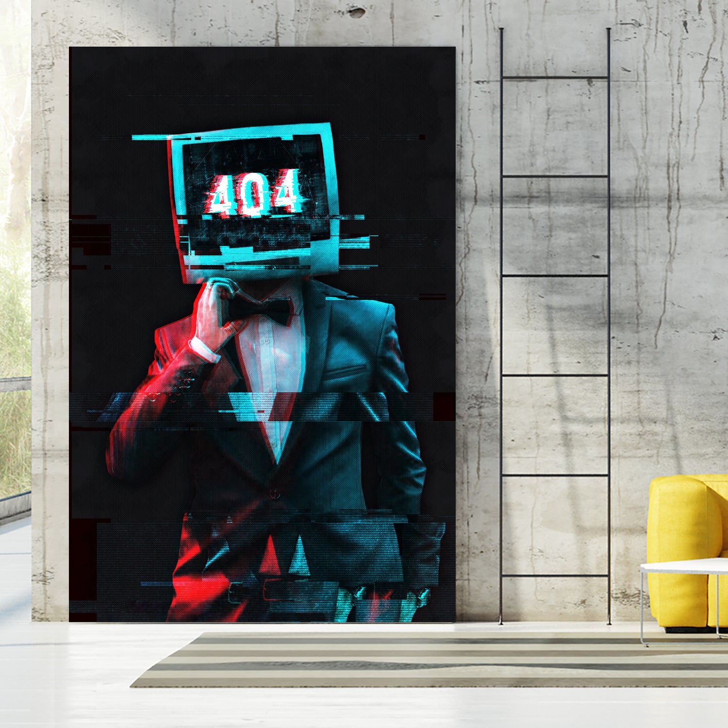 404 by Menelaos Trompoukis on GIANT ART - black digital painting