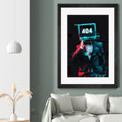 404 by Menelaos Trompoukis on GIANT ART - black digital painting