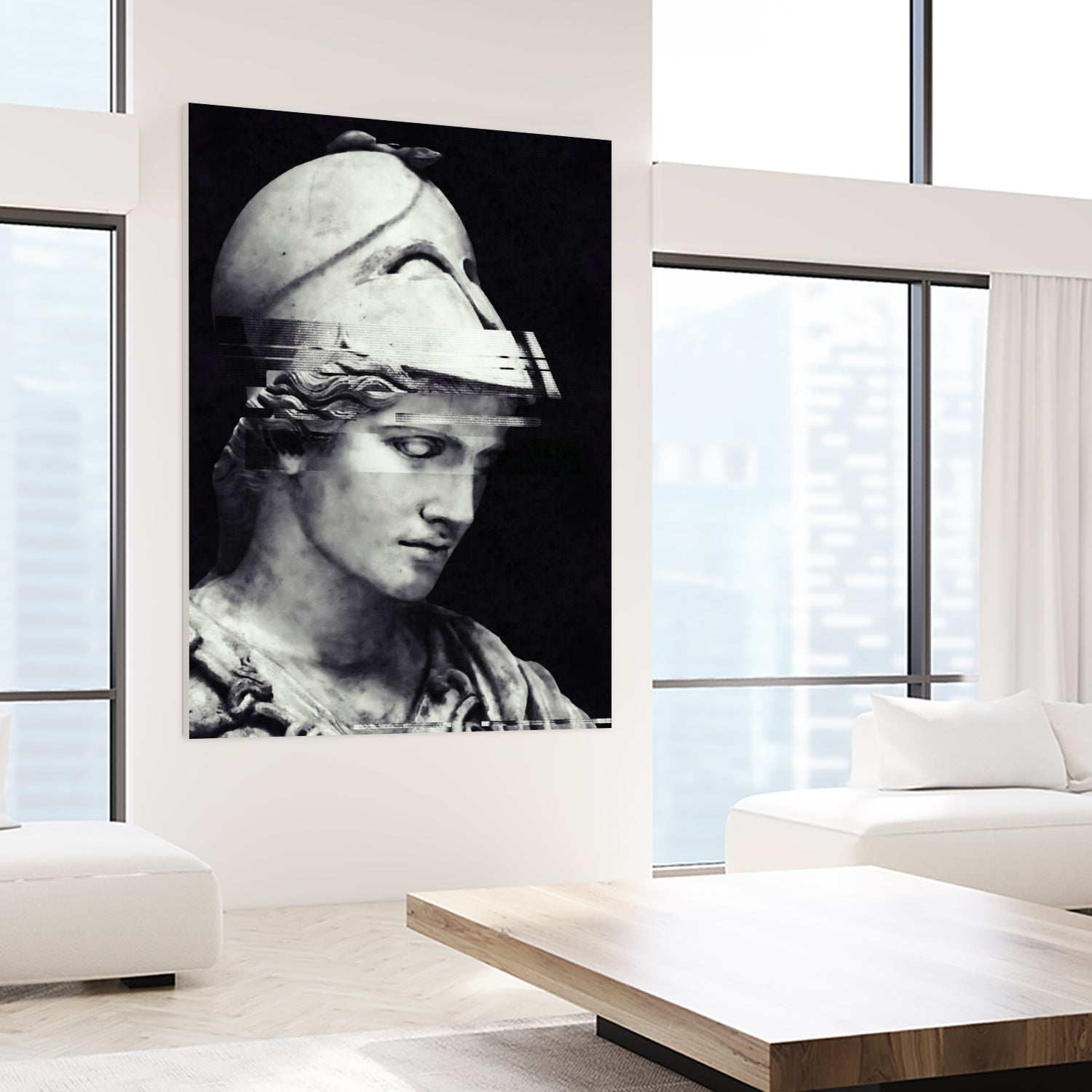 Pallas Athena by Menelaos Trompoukis on GIANT ART - black digital painting