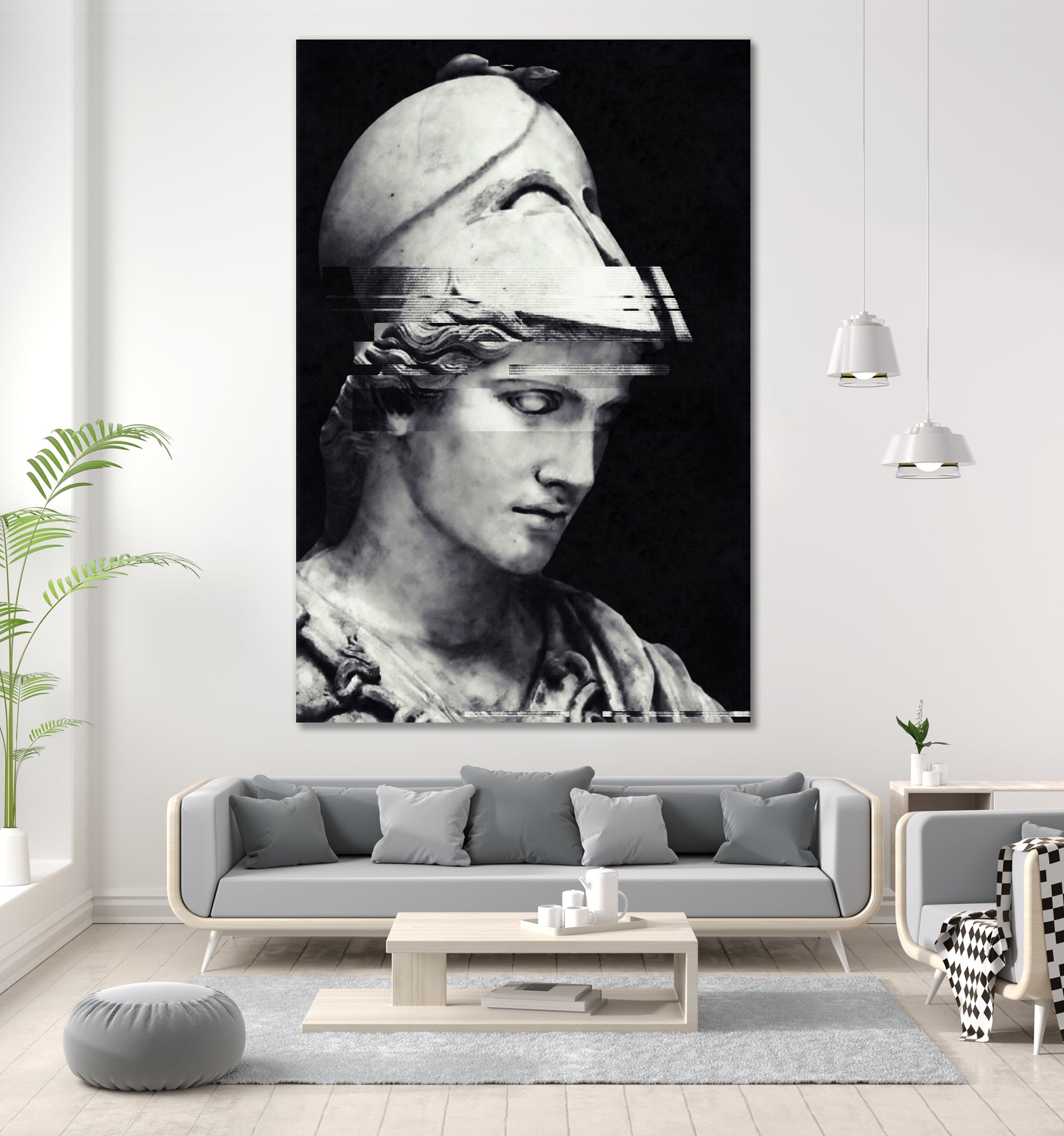 Pallas Athena by Menelaos Trompoukis on GIANT ART - black digital painting