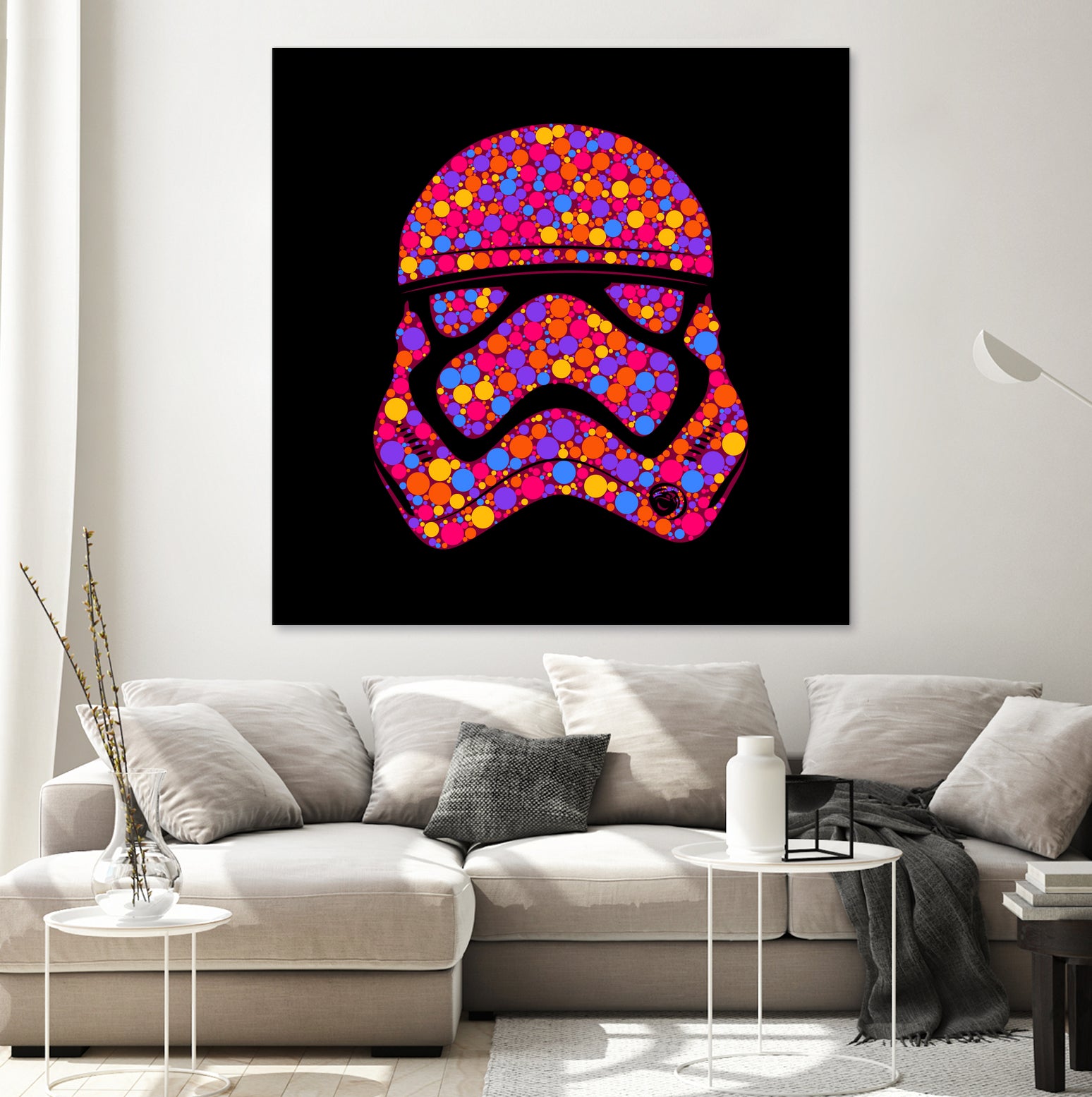 Stormtrooper | Star Wars | Pop Art by William Cuccio on GIANT ART - pink digital painting