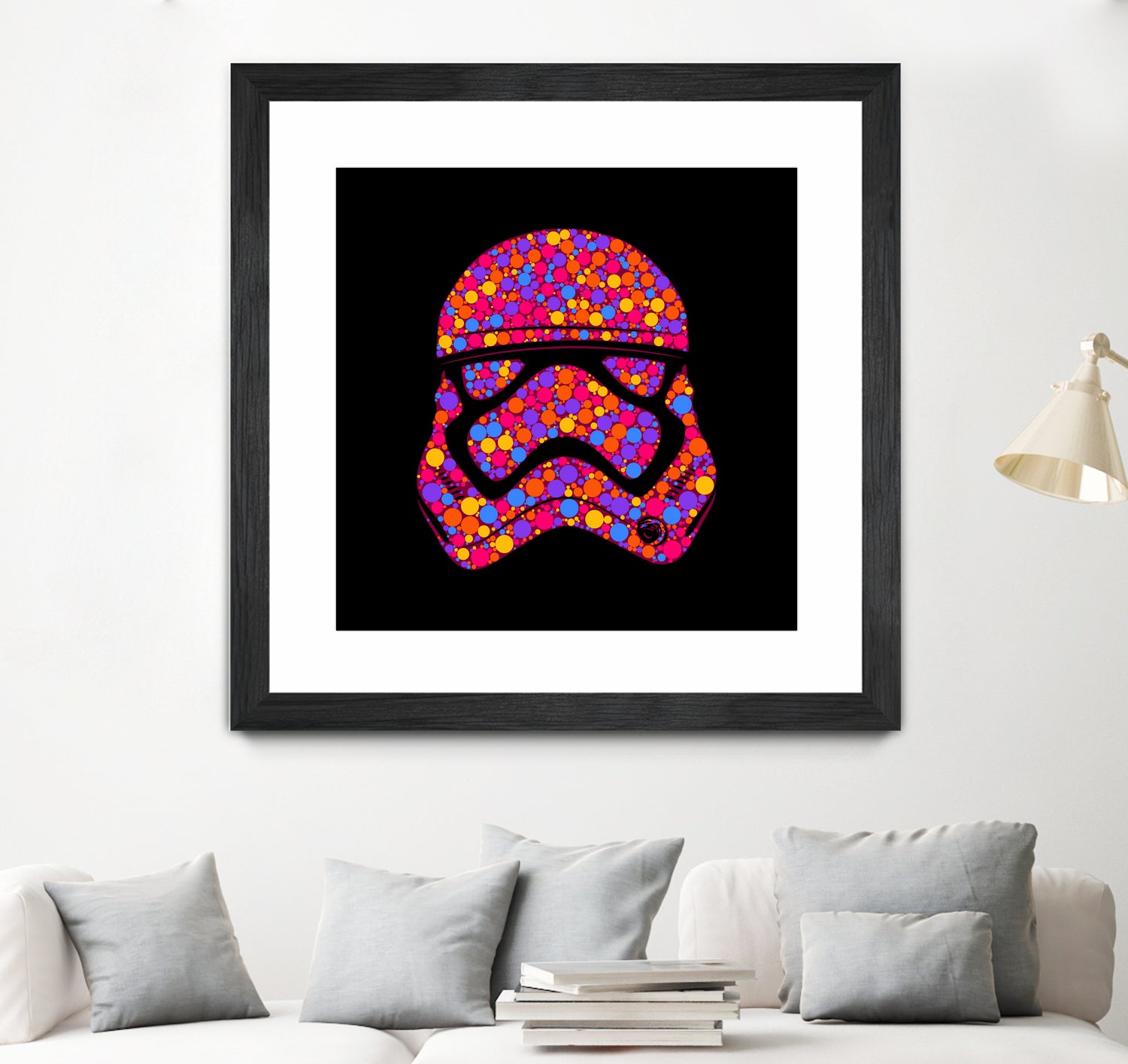 Stormtrooper | Star Wars | Pop Art by William Cuccio on GIANT ART - pink digital painting