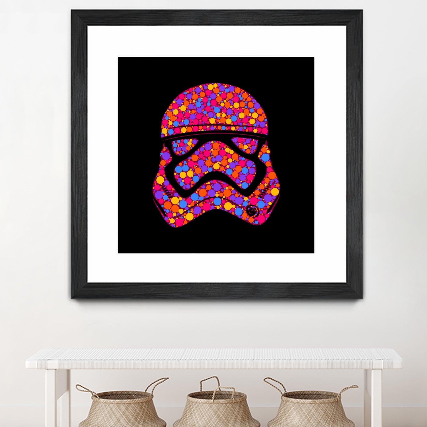 Stormtrooper | Star Wars | Pop Art by William Cuccio on GIANT ART - pink digital painting