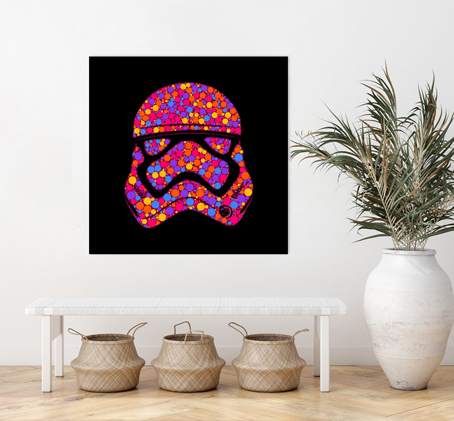 Stormtrooper | Star Wars | Pop Art by William Cuccio on GIANT ART - pink digital painting